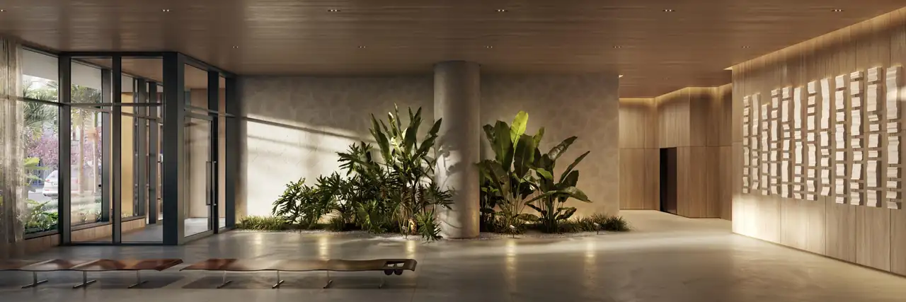Perspectiva ilustrativa · Lobby social